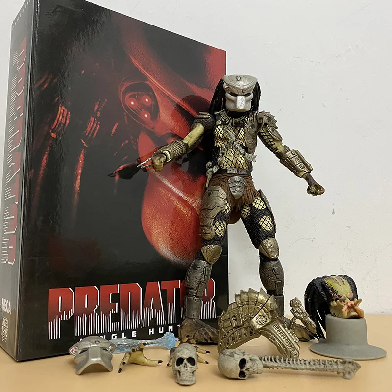 Figura NECA Jungle Hunter Predator figura de acción alienígena juguetes de modelos coleccionables muñeca móvil conjunta regalo de Año Nuevo decoración de la habitación