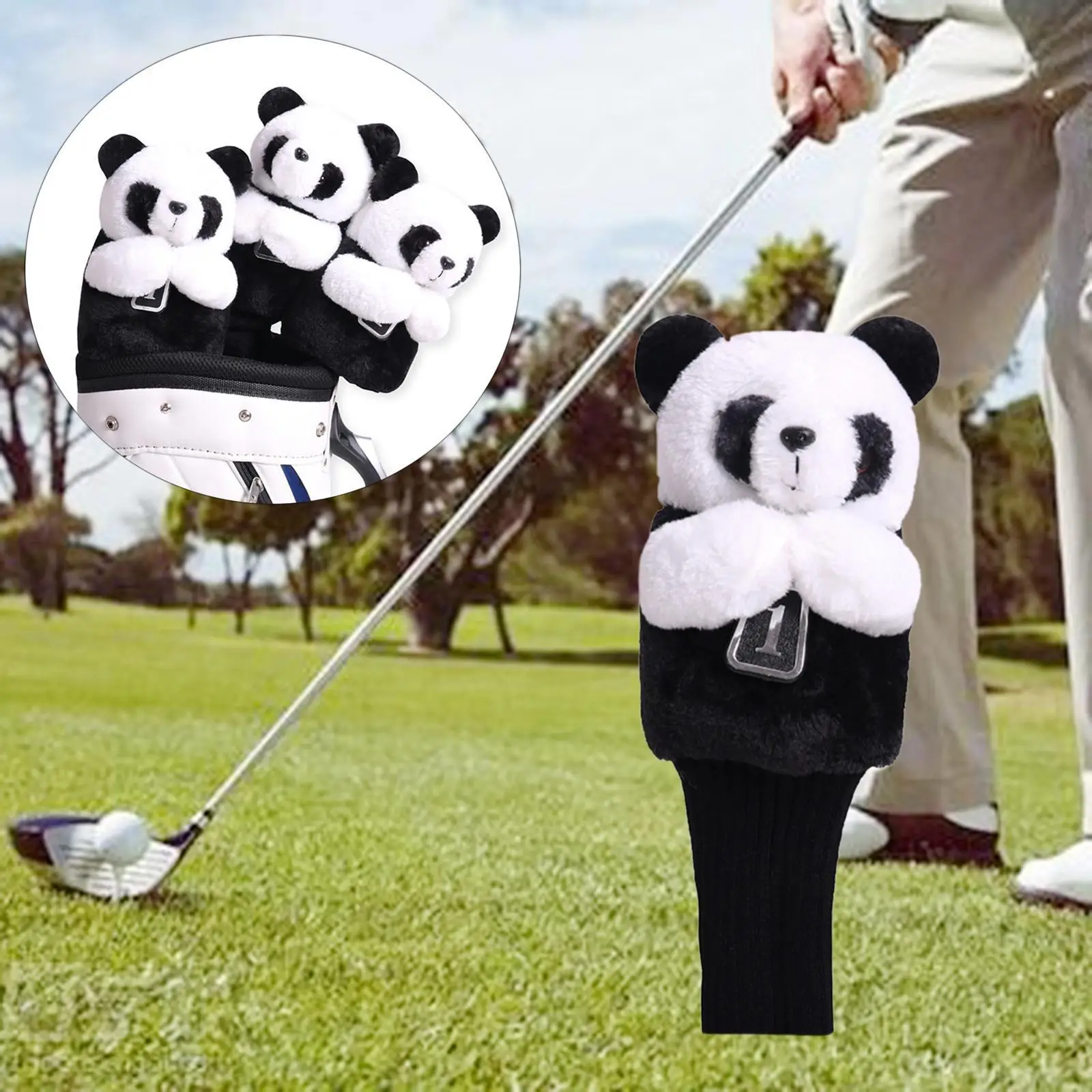 Cubierta de cabeza de Club de Golf, accesorios de regalo para golfista, protector de conductor No.1