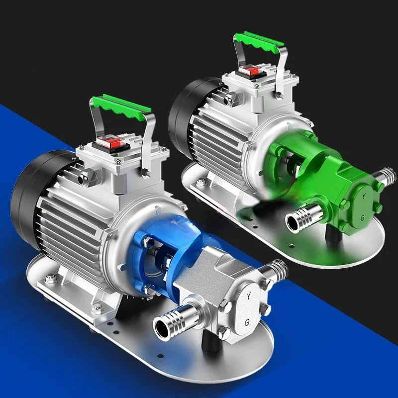 220V/380V 370W Self-Priming Stainless Steel  Pump Gear High Viscosity Engine  Diesel Edible Hydraulic Oil Pump