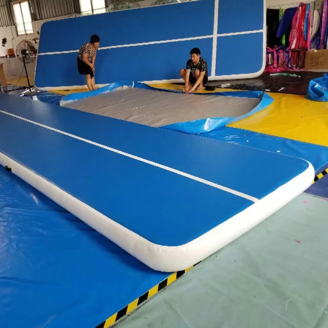 Bestseller Gymnastik-Matte Aufblasbare Air Tumble Track Air Track Tumbling-Matte Air Track Trampolin zum Verkauf