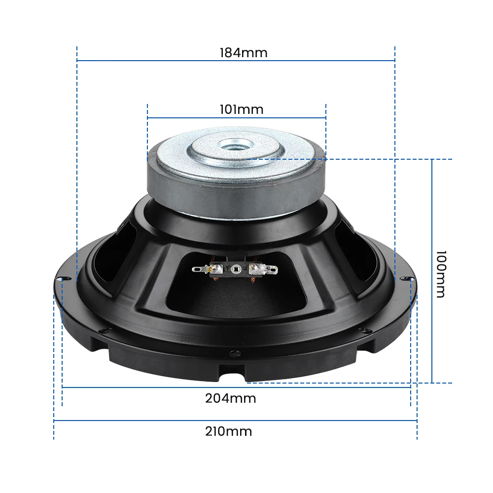 Adet 8 inç Subwoofer hoparlör 4 Ohm 50W ses ses hoparlör ev sineması Woofer Louderspeaker sürücü