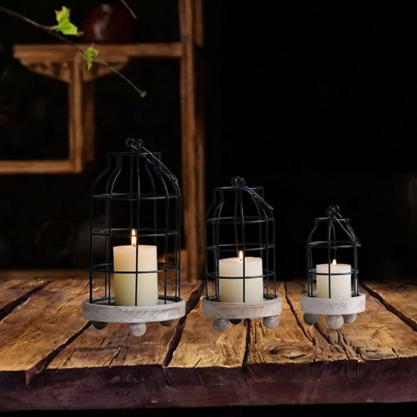 3Pcs Candle Holders Wedding Decorative Party Tealight Stands Home Decoration