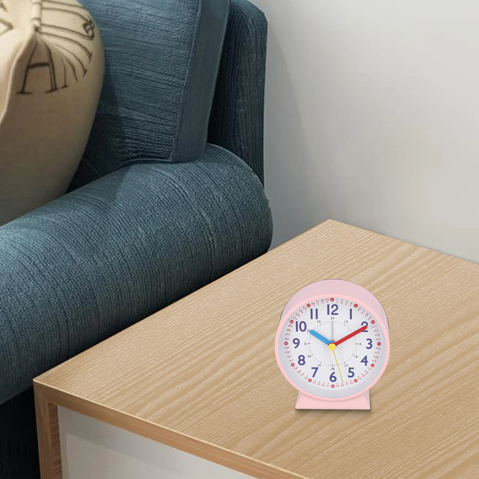 Bedside Table Luminous Alarm Clock Compact Luminous Alarm Clock Bedside Clock Compact Clock Multifunctional Use Portable Design