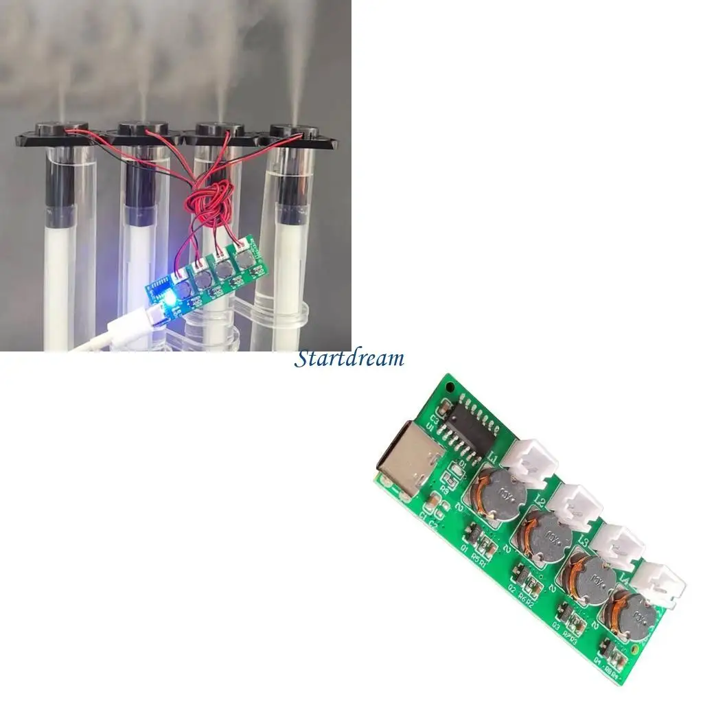 

Четыре головы модуль увлажнителя Высокоэффективность Ультразвуковое небулайзер с долгом сроком службы K92C