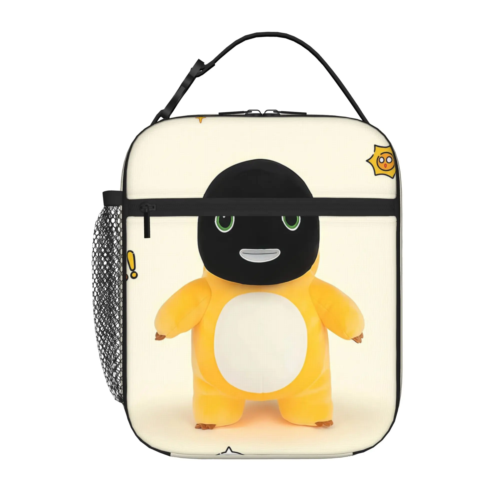 1 Piece Portable Lunch Container chubby dragon  Zipper Closure Durable Pocket Nailoong For Lunch Box Bag