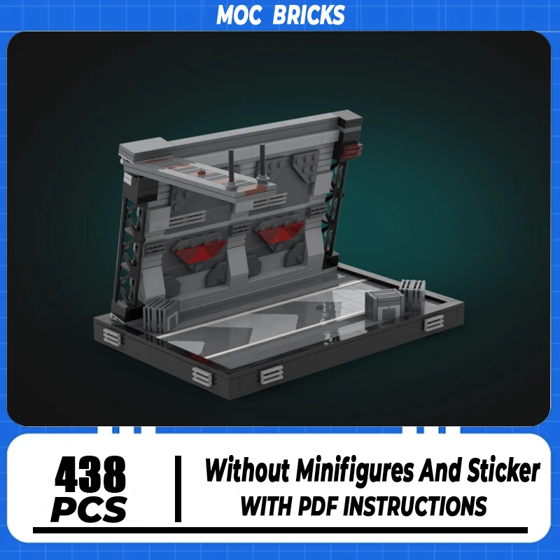 인기 스타 영화 모델 MOC 빌딩 브릭, 일반 격납고 기술 모듈러 블록 선물, 크리스마스 장난감, DIY 세트 조립