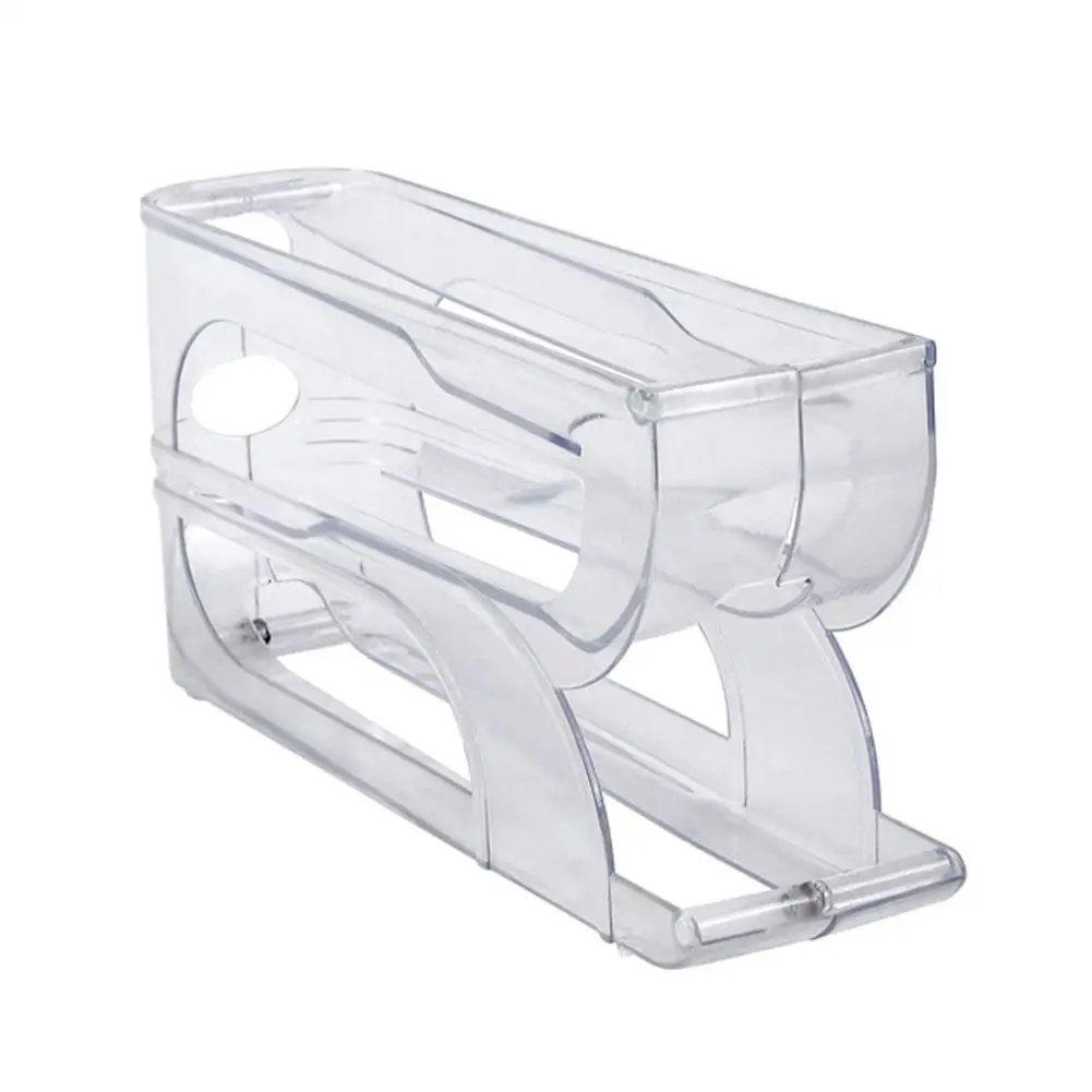 Slide Egg Storage Box Refrigerator Side Door Egg Tray Refrigerator Side Large Capacity Space Saving For Kitchen Egg Storage Box