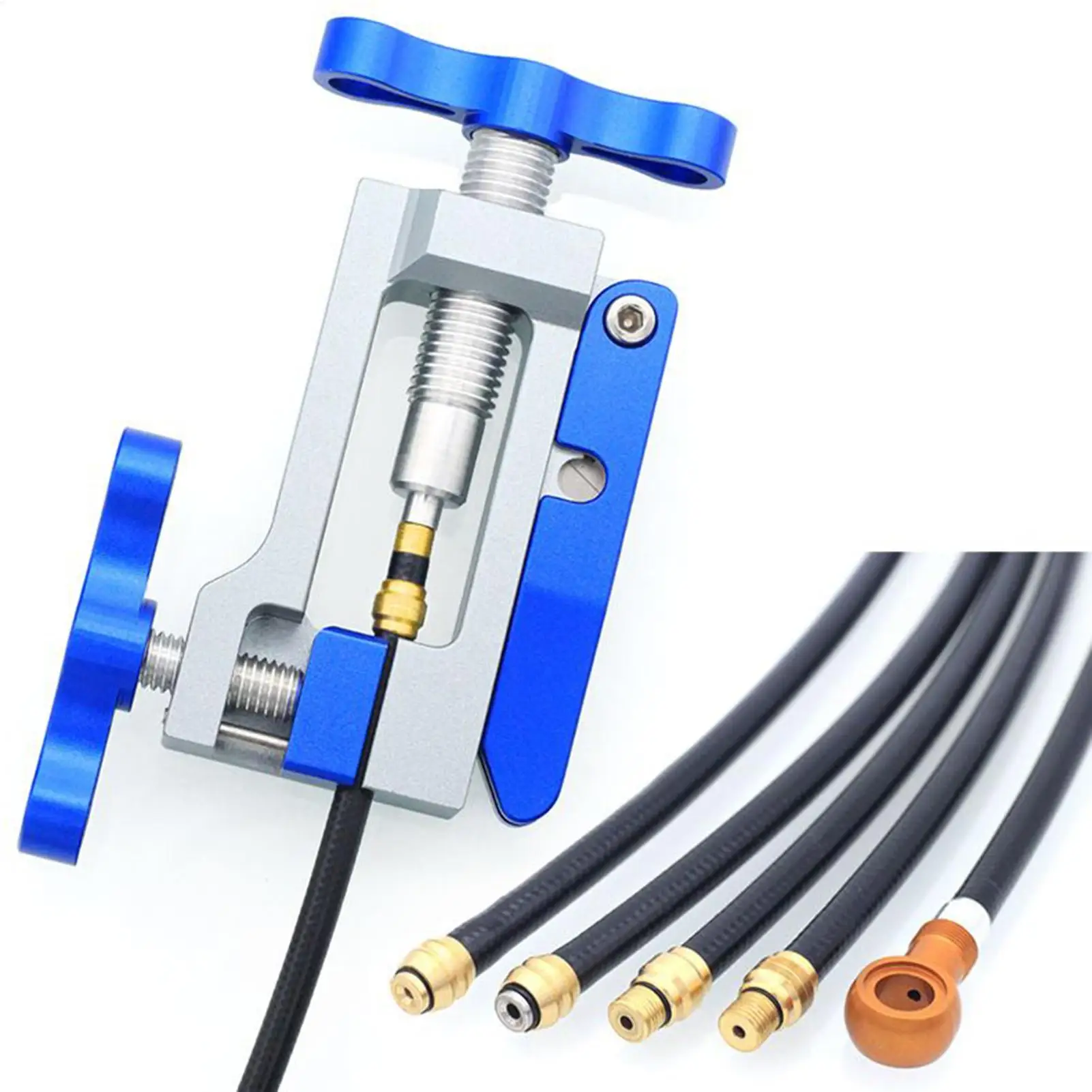 

Professional Bike Brake Hose Cutter, Hydraulic Line Tool Kit With Fittings For MT B & Road Bike Disc Brake Installation