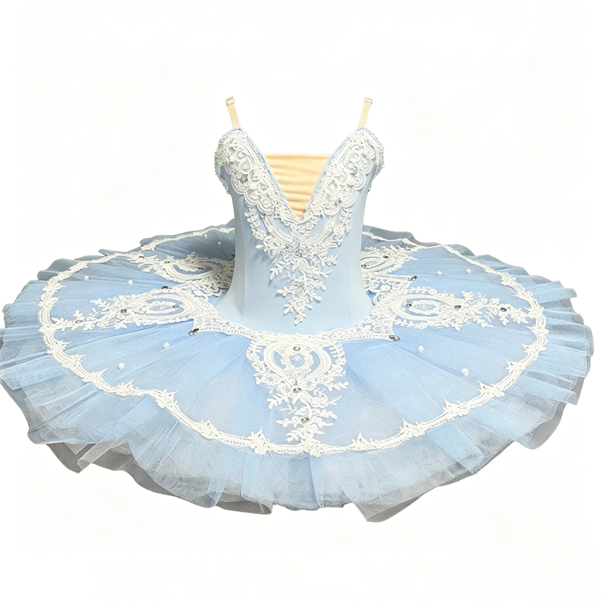

Professional Elegant Ballet Dress Embroidery Diamond Patchwork Gauzy Ballerina Party Dress Children Girl Ballet Dance Costumes