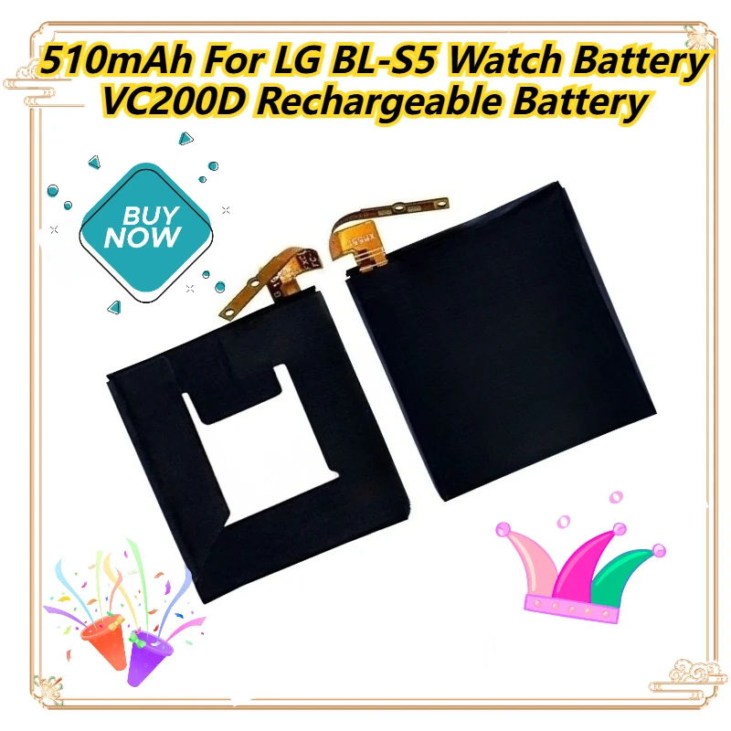

510mAh For LG BL-S5 Watch Battery VC200D Rechargeable Battery