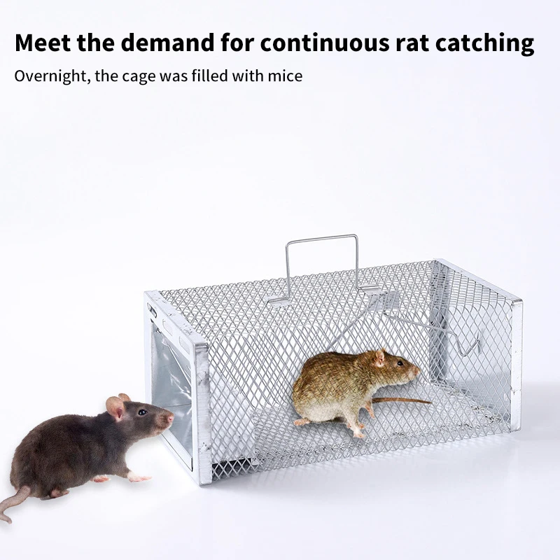 

Multi-Catch Rodent Mouse Trap Rat Pest Contro Trap Cage All Mice And Rat Can Fit In Mice Rodent Catcher Rat Trap Cage