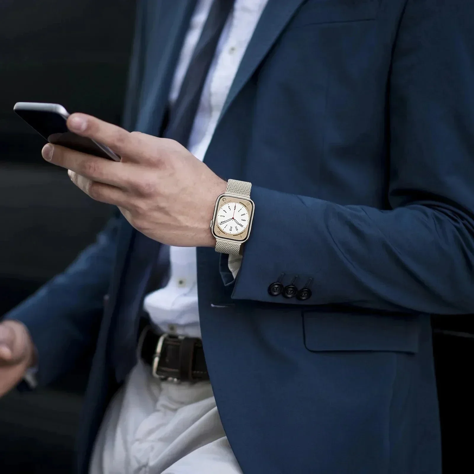 Milanese حلقة حزام لساعة أبل 46 مللي متر 45 مللي متر 44 مللي متر 40 مللي متر 41 مللي متر فخر سوار iwatch سلسلة 10/9 8 7 6 SE 5 4 3 الترا 2 49 مللي متر
