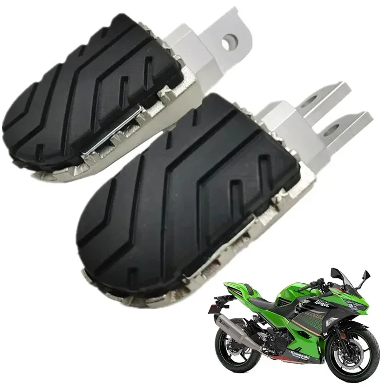 

FOR KAWASAKI NINJA 400 650 NINJA400 NINJA650 Moto Accessories Front Footpegs Foot Rest Peg