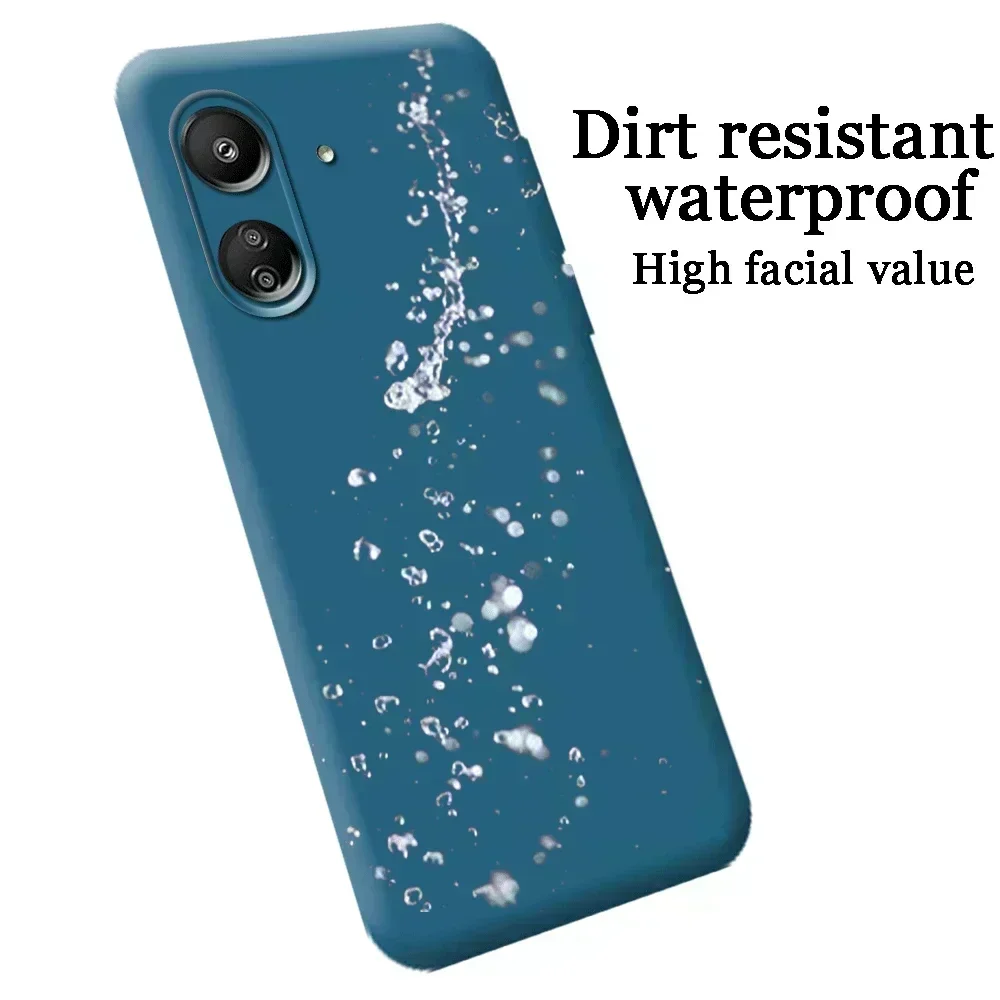 Роскошный чехол для телефона из жидкого силикона для Xiaomi Redmi 13C 13 c 23100RN82L, задняя крышка, противоударная защитная задняя крышка из ТПУ