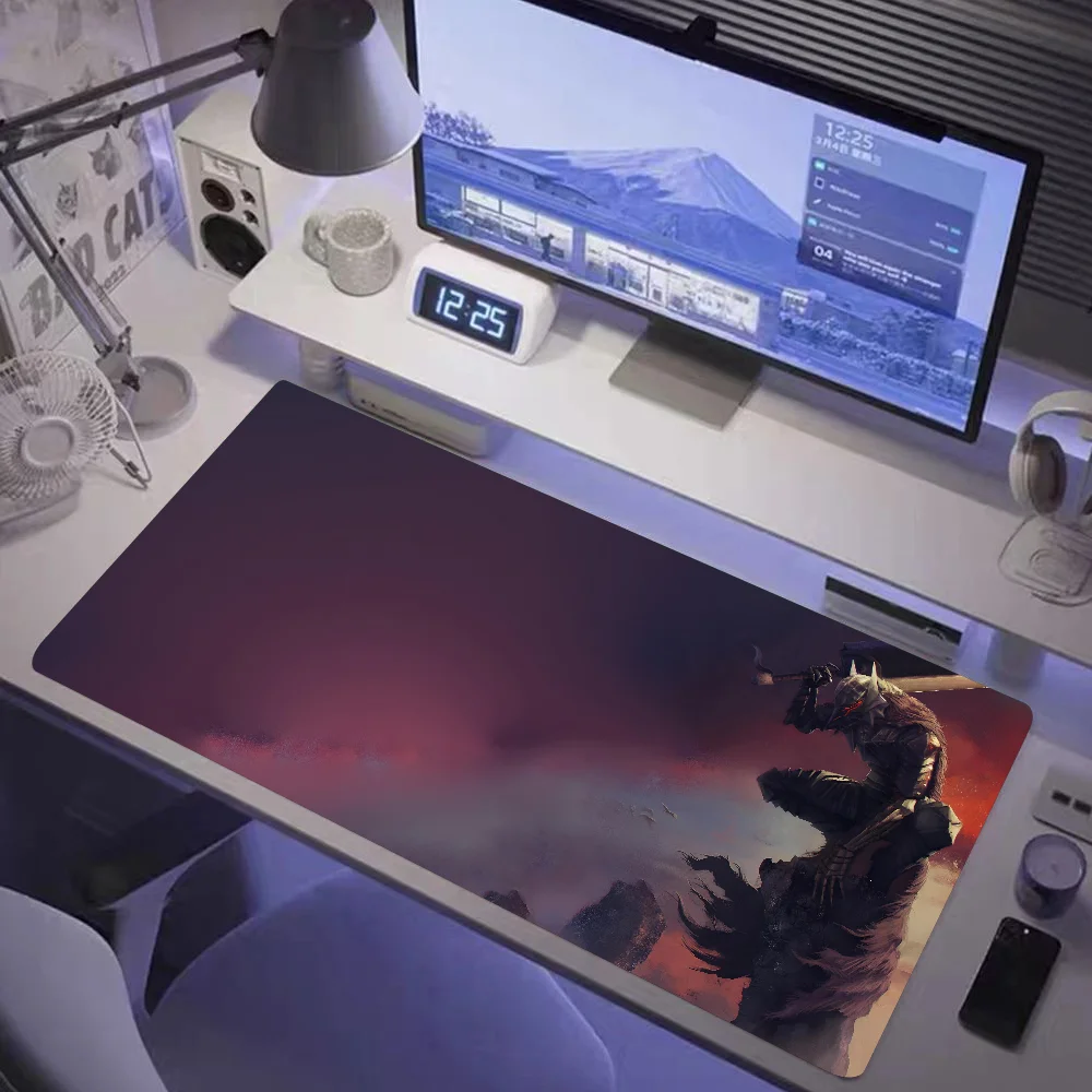 Anime Berserk Mousepad Large Gaming Mouse Pad LockEdge Thickened Computer Keyboard Table Desk Mat