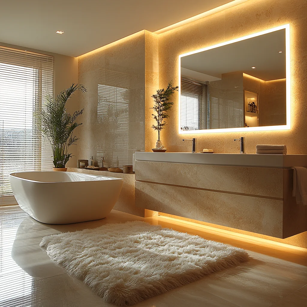 fj-Modern Marble Bathroom Vanity Cabinets Mirror Wash Basin Stainless Steel for Hotel Bathrooms Direct House Furniture Supplier@