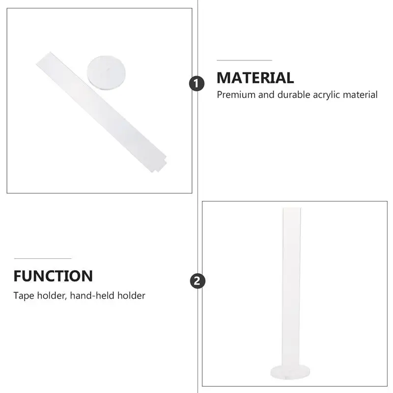2 Sets Klebeband Rolle Display Racks Washi Band Halter Acryl durable Band Rolle Display lagerung stehen Racks band lagerung