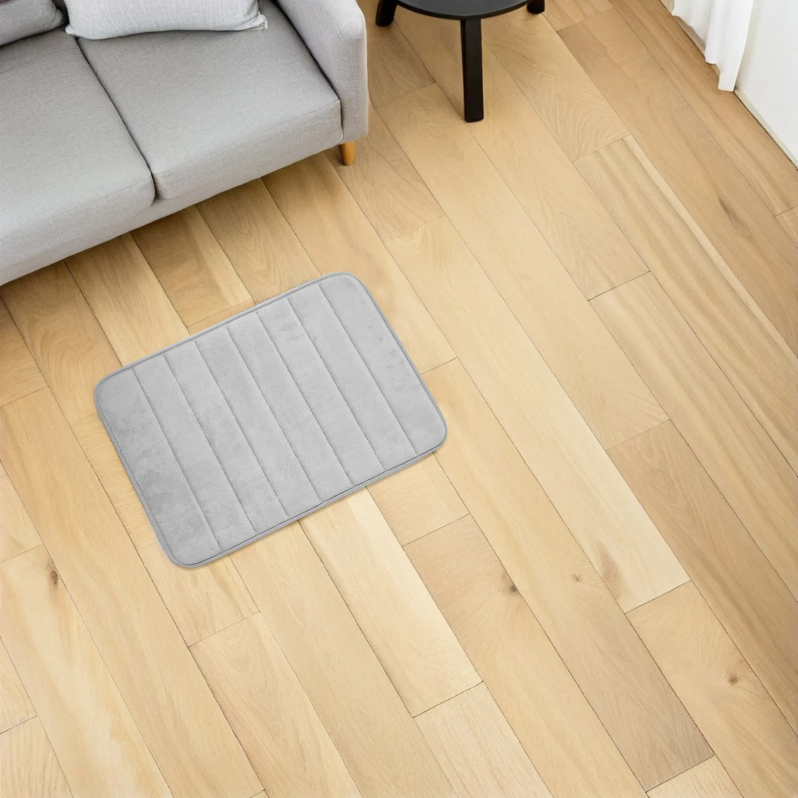 

Thickened Flannel Bath Non Slip Floor Mat Water Absorbing Bathroom Rug For Shower Entryway Quick Drying Washable Anti Slip