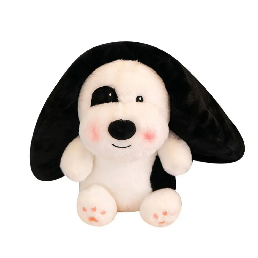 Zipper Football Dog Plush Toy PP Cotton Lovely Puppy Turn Into A Pillow Soft Fluffy Football Shaped Pillow Kids Gift