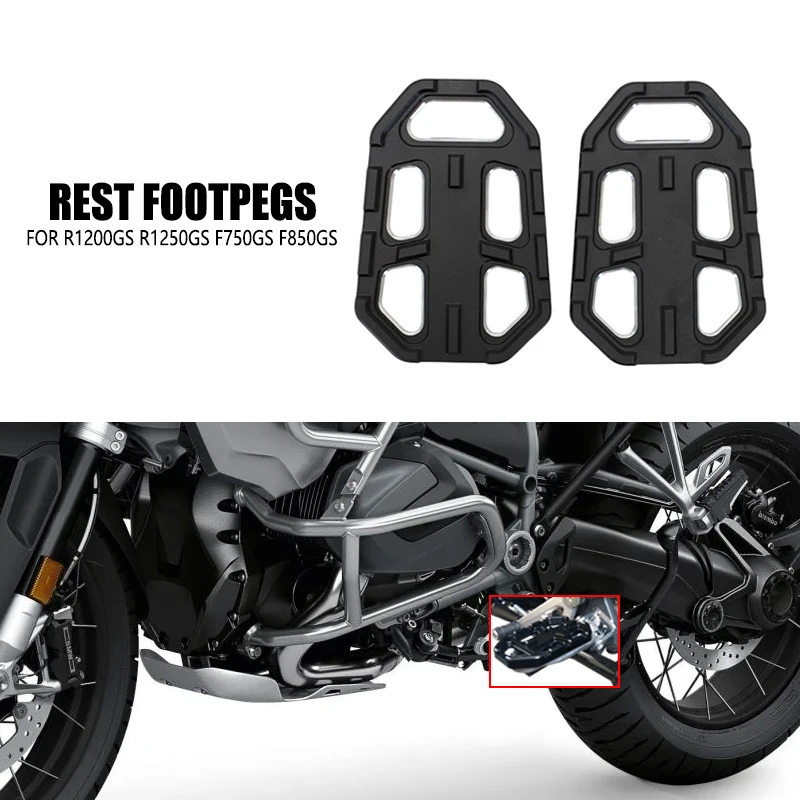 

For BMW F750GS F850GS Billet Wide Foot Pegs Pedals Rest Footpegs G310GS R1200GS R1250GS S1000XR R Nine T Scrambler Motorcycle