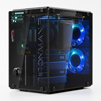 Pironman 5-MAX Dual NVMe M.2 SSD PCIe PC Case for Raspberry Pi 5 NAS RAID 0/1 Hailo-8L AI Accelerator PWM Tower Cooler+Dual Fans
