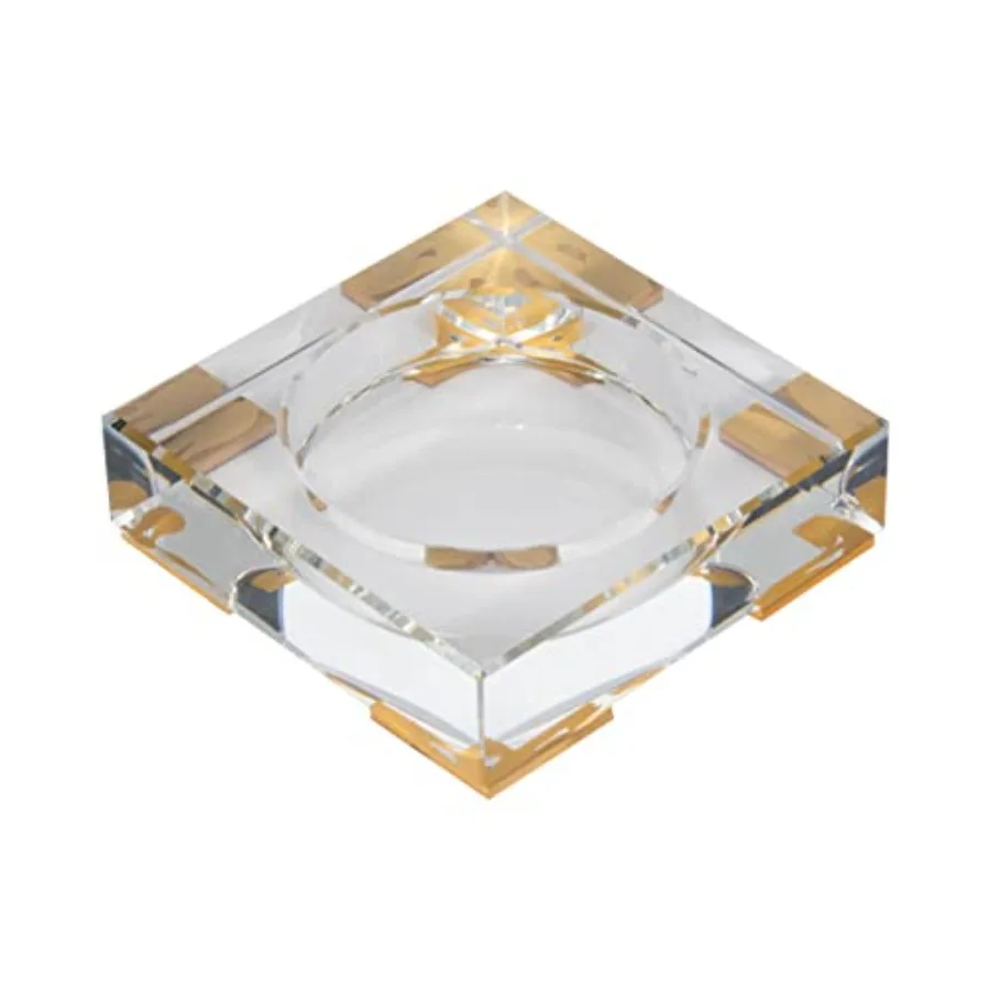 

Crystal Diffuser Dish — By Home Collection — Diffuser Tray — Candle Dish Holder — for Home Decor