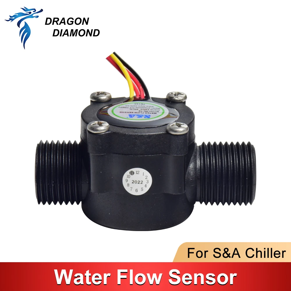 Flow Flow Sensor สำหรับ S & A Chiller สำหรับ CO2เลเซอร์แกะสลักคุณภาพสูง HL-12 CW3000 CW5000 CW5200