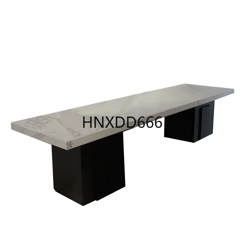 

Light luxury modern high-end walnut tea table