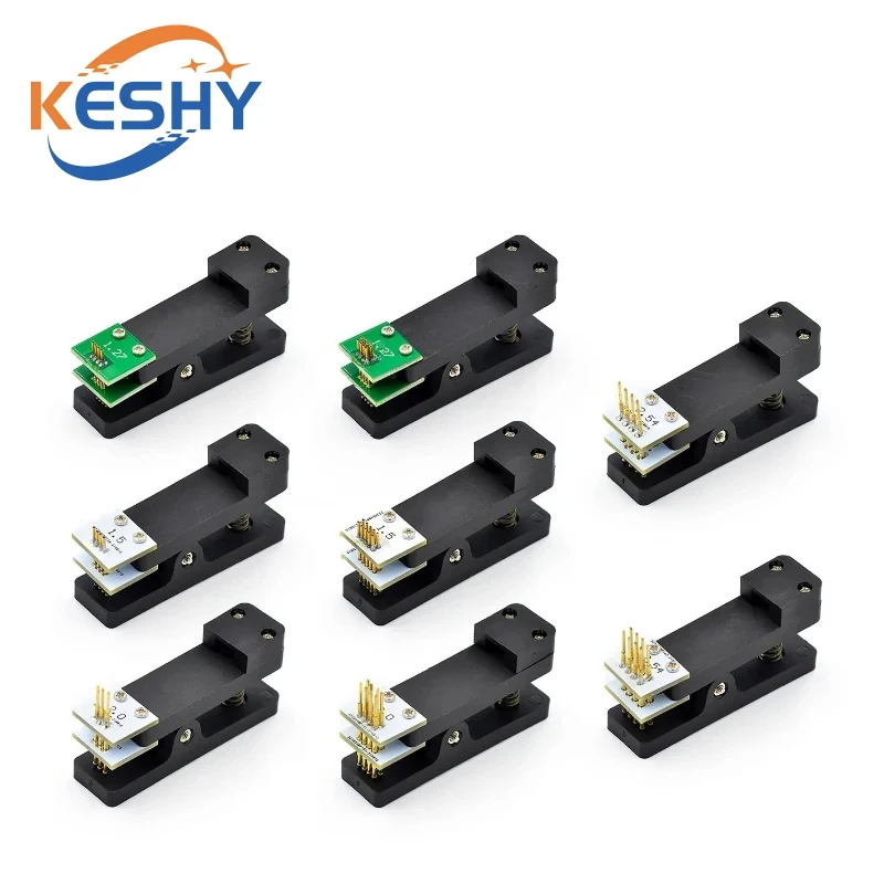 

2.54 2.0 1.5 1.27 1.25 100mil 50mil 3P 4P 5P 6P 7P 8P 9P 10P PCB Clip Clamp Fixture Probe Pogo Pin Download Program Burn