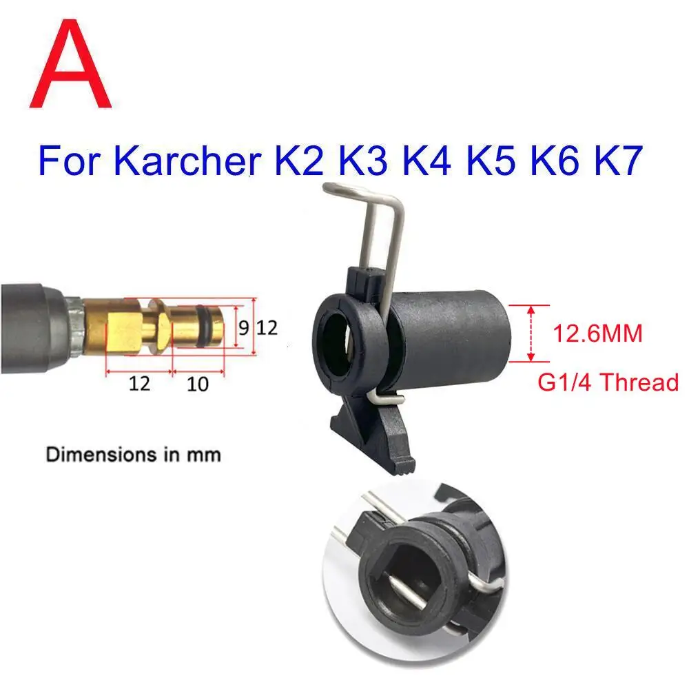 High Pressure Washer Hose Converter for Karcher Bosch AR Black Decker Patriot Dawoo Nilfisk STIHL Pipe Adaptor image 5