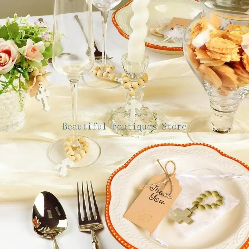 

U4LF элегантные четки из бисера, цепочка на палец, модные четки из бисера, кольца на палец, браслет, символ христианской веры,