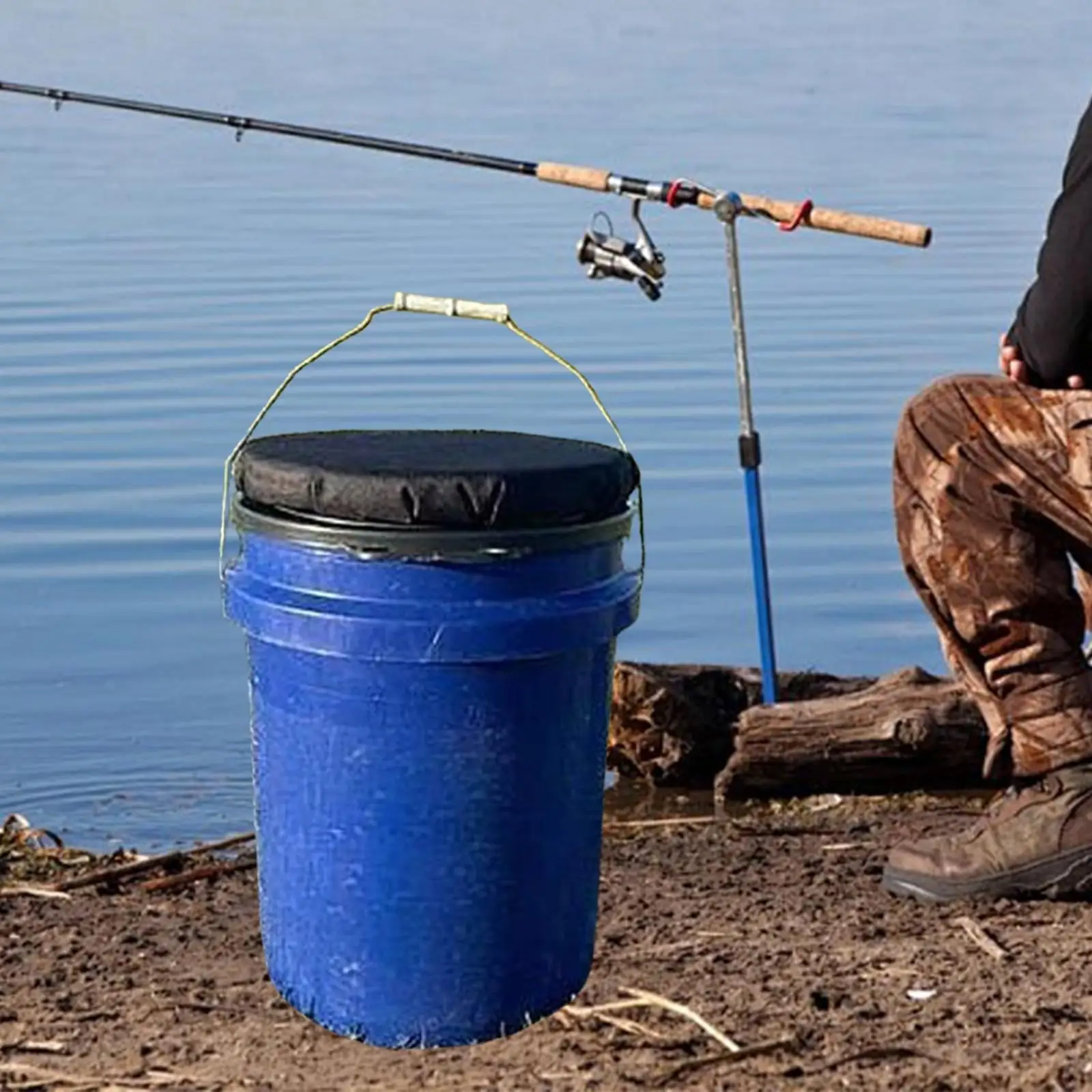 

12,1-дюймовая 5-галонная поворотная крышка ведра для садовых аксессуаров, водонепроницаемая крышка