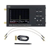 1Set SA6 6Ghz Handheld Spectrum Analyzer Wireless Signal Generator Tester 3.2Inch Touch Screen Portable Aluminum Alloy