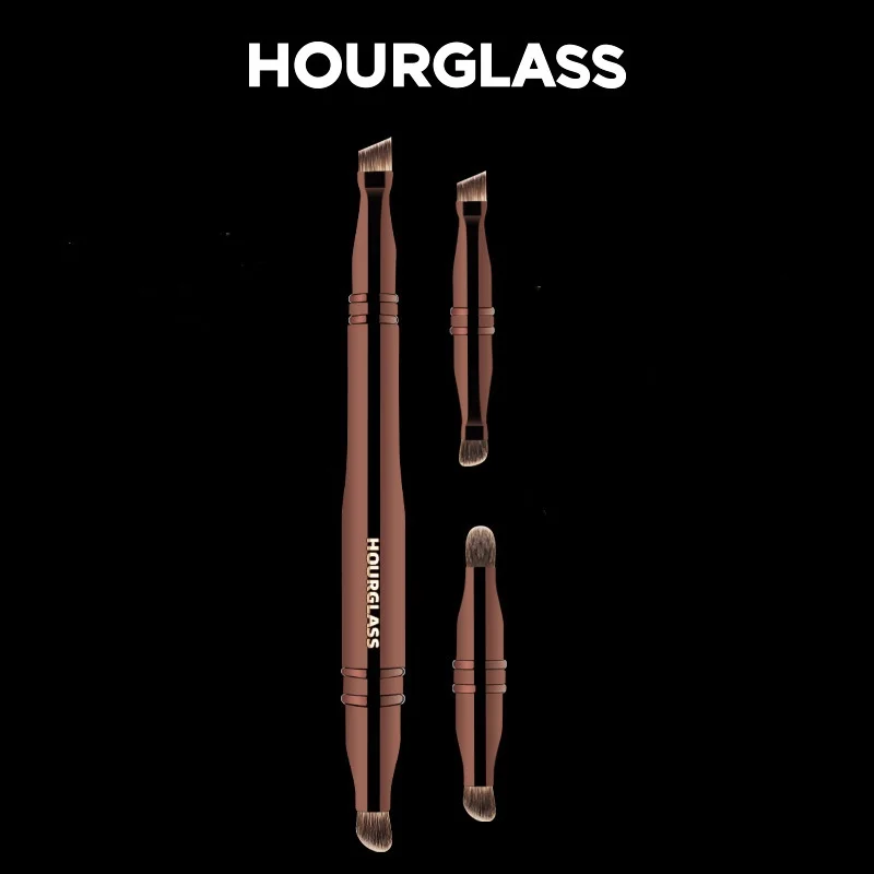 Hourglass-Pincéis de maquiagem multifuncional, pincel, ferramentas de maquiagem vegana de luxo, sombra, sobrancelha, delineador, 2024, novo