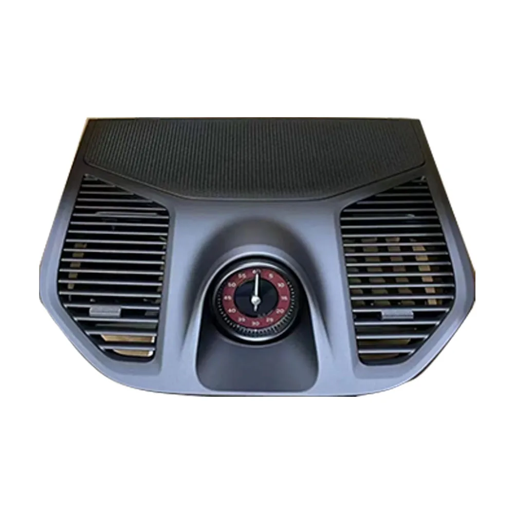 ترقية جديدة LCD سيارة ساعة توقيت لبورشه كايين 2024 لوحة القيادة الداخلية ساعة مركزية البوصلة الوقت متر الإلكترونية