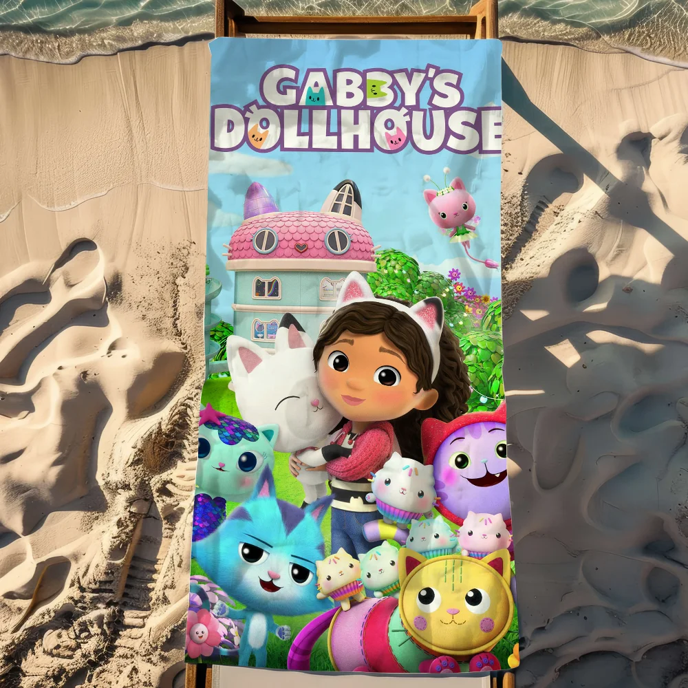 منشفة دمية الصالة الرياضية دش التخييم سريعة الجافة الرياضة كبيرة G-Gabbys مناشف الشاطئ لينة بركة لطيف الكرتون هدية للسفر #4