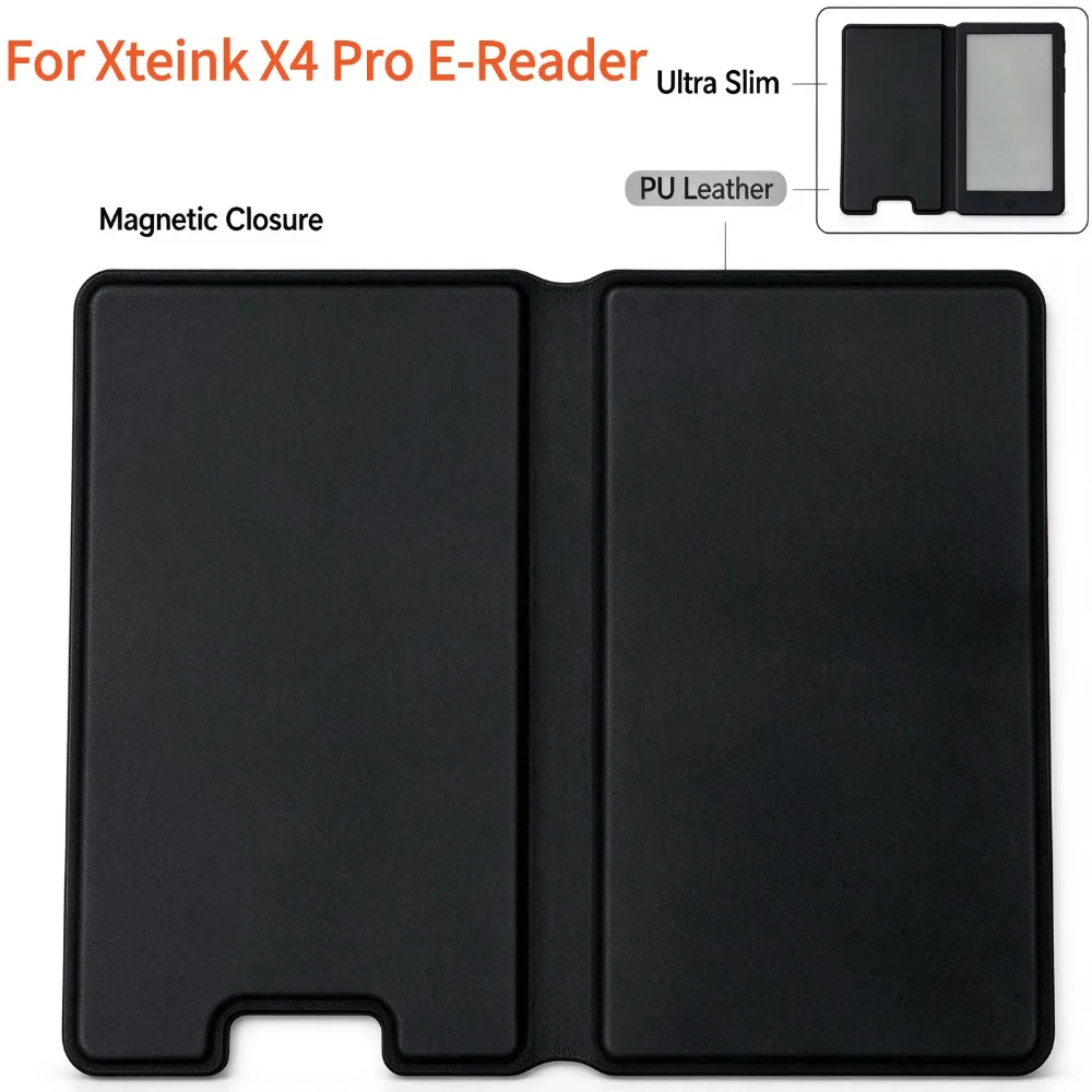 Capa protetora magnética para o leitor de livros digitais Xteink X4 Pro, ultrafina, resistente a impactos, capa protetora de cor sólida.