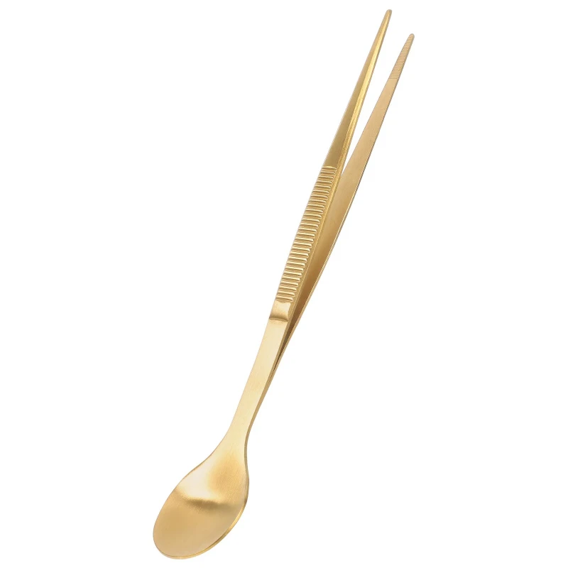 Stainless Steel Taste Test Tweezers, Spoons, Barbecue Tongs, Korean Barbecue Tongs, Steak Cooking, Buffet, Iron Spoons, Spoons