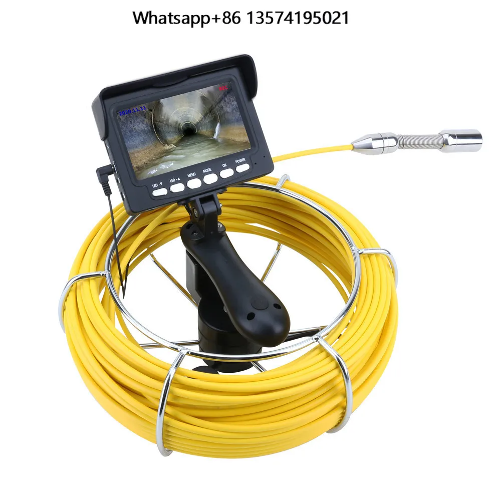 Factory Wholesale New Product 4.3inch Screen Handheld Industrial Sewer Inspection 1080p Drain Pipeline Endoscope with DVR