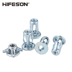 10pcs/20pcs M4 M5 M6 M8 Jack Nuts Expansion Clamp Petal Rivet Lock Nut Bolt Hollow Wall Iron Aluminum Rivets Riveter Fixed