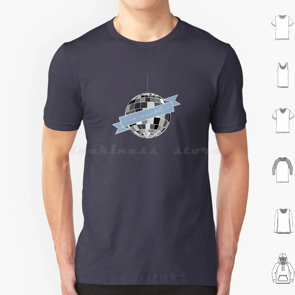 Mirrorball T Shirt 6xl Cotton Cool Tee Ts Ts8 Mirrorball Mirror Ball Folklore Album Concert Tour Disco Party Glow Retro Every