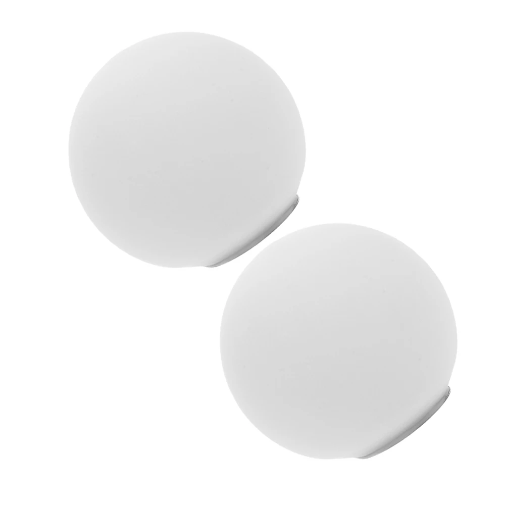 

2Pcs Frosted Glass Globe Lampshade G9 Thread Milky White Round Ball Pendant Lighting for Home Decor Hanging Glass Globe