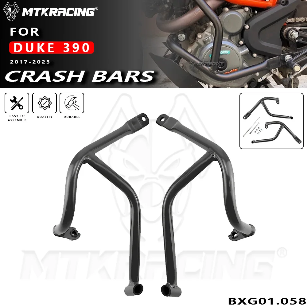 

Для KTM DUKE 390 2017-2023 аксессуары для мотоциклов, защита бампера двигателя, защита рамы