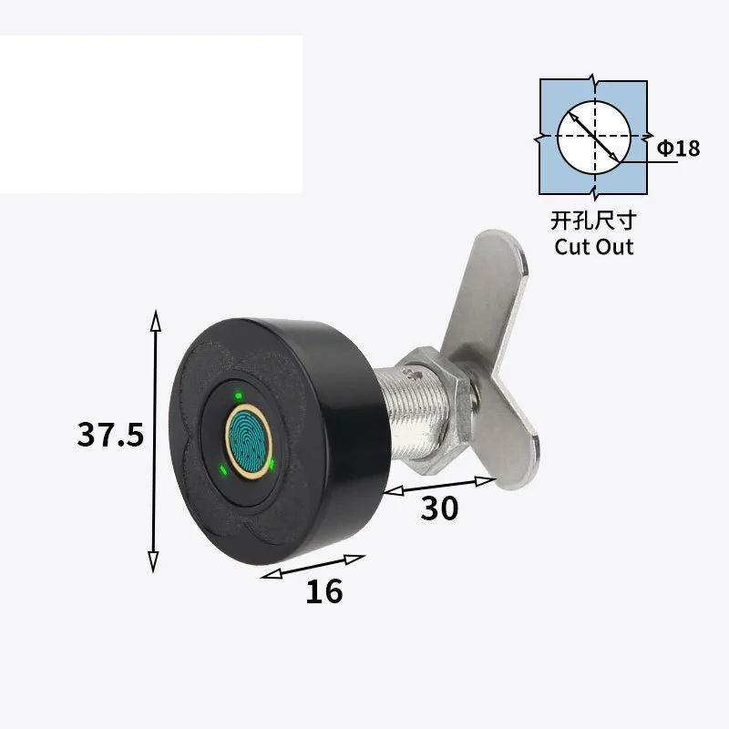 لألواح أوراق الشجر المزدوجة، درج خزانة بصمة الإصبع، صندوق بريد قوي، قفل مدمج، بطارية قابلة للشحن