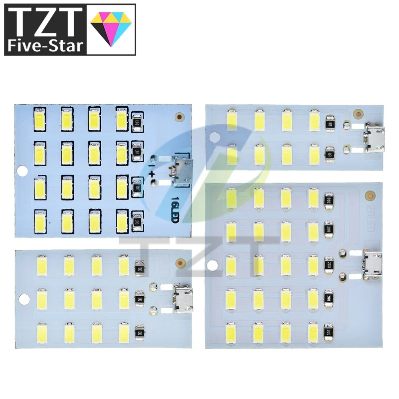 1 Stück hochwertiges 5730 SMD 5V 430mA~470mA weißes Micro-USB 5730 LED-Beleuchtungspanel USB-Mobillicht Notlicht Nachtlicht – Detail 6