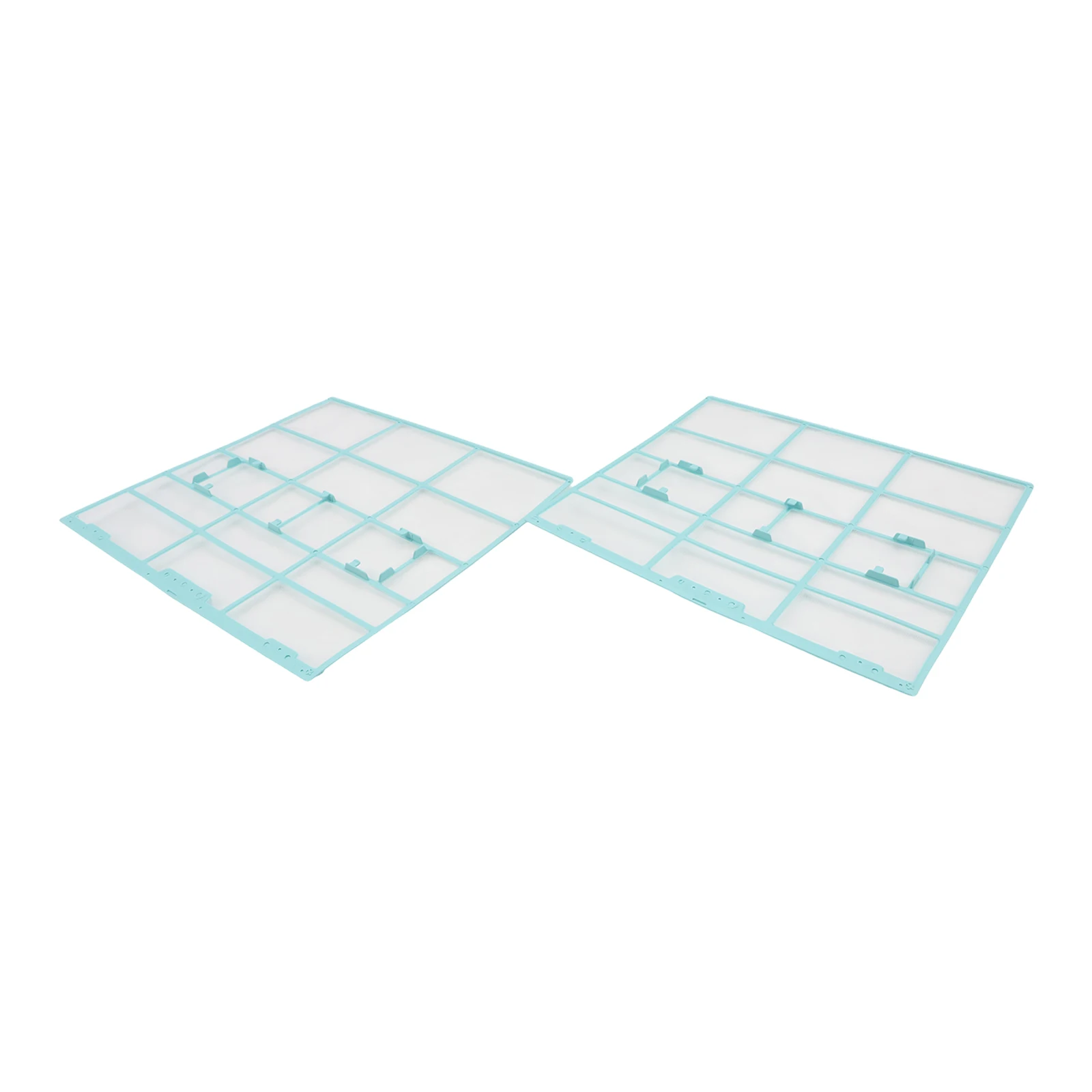 2pcs Air Conditioner Filter Accessories with Hanging Dust Screen for Midea Units to Prevent Dust Buildup and Maintain Efficiency