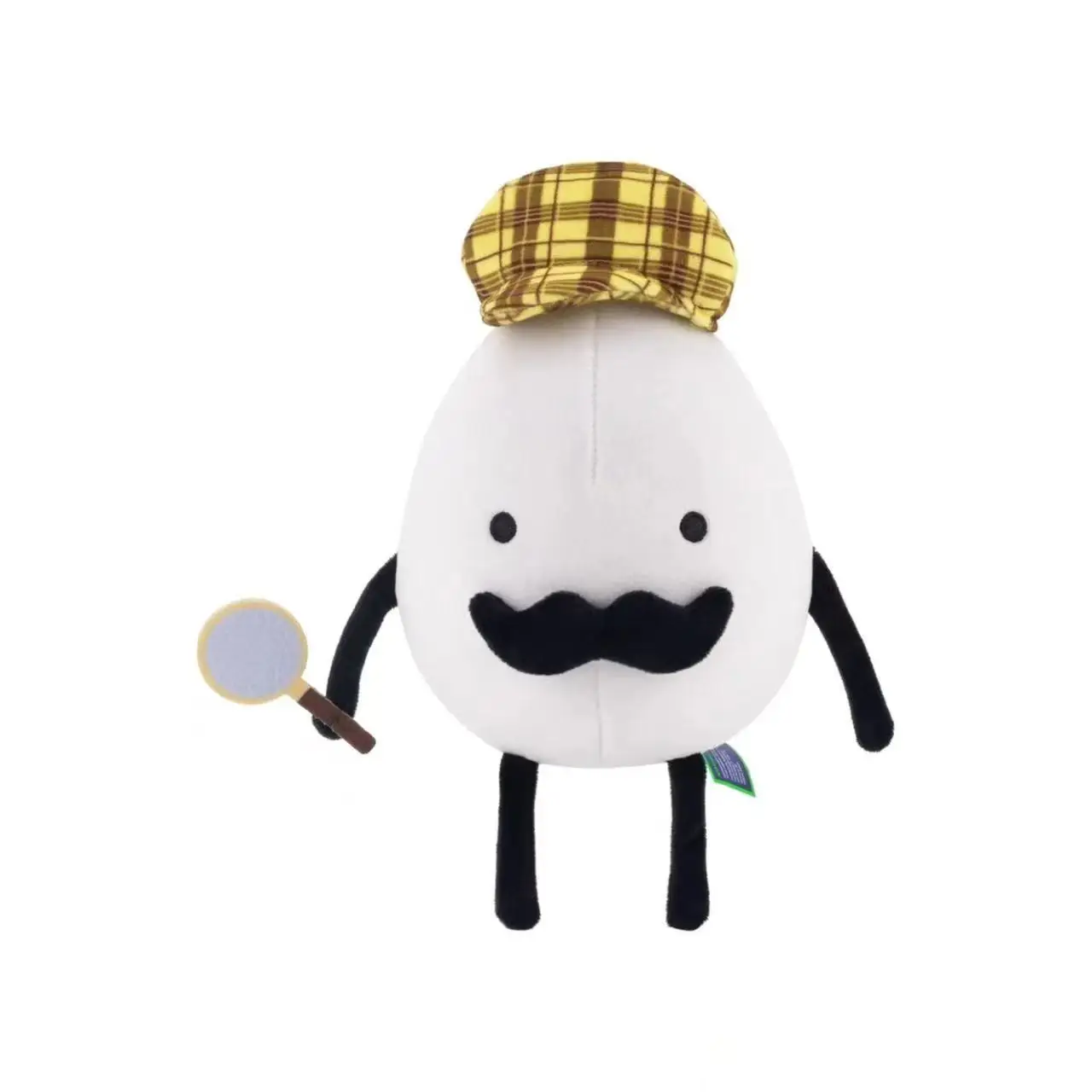 

Nuevo juego de peluche de huevo de Detective de 25cm, peluches rellenos, almohada de muñeca de dibujos animados para Fans, regal