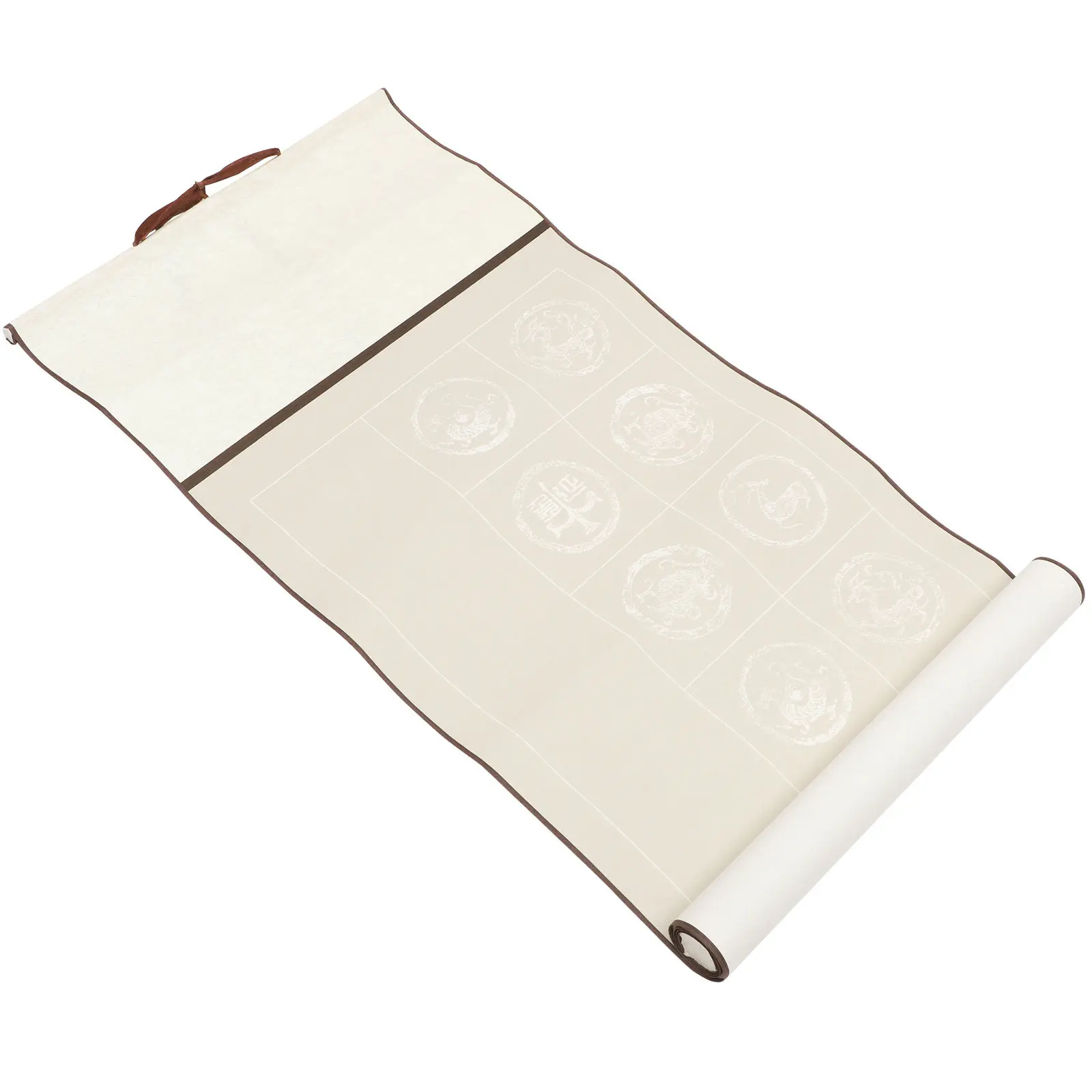 Chinese Style Blank Hanging Calligraphy Scroll Paper Premium Xuan Paper for Artistic Calligraphy Practice Home Office Wall