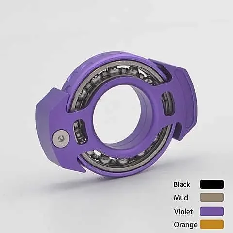 原子核マジックリングチップジャイロスコープ航空アルミ合金金属 EDC 大人の減圧指のおもちゃ