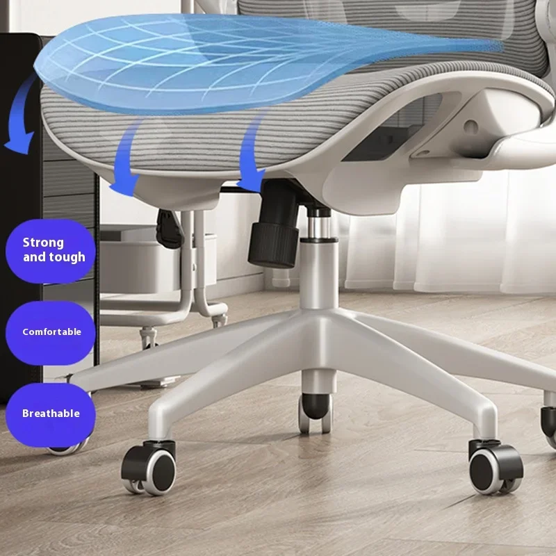 

Breathable Ergonomic Chairs Computer Gaming Seat Depth Adjustment Chair Footrest Chaise Romaine Dips Traction Office Furniture